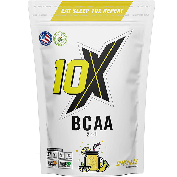 10X Athletic BCAA 243g - Lemonaze - Health & Personal Care at MySupplementShop by 10X Athletic