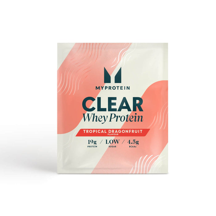 MyProtein Clear Whey Isolate Single Serving 25g sachet - Tropical Dragonfruit - Clear Whey Protein at MySupplementShop by MyProtein