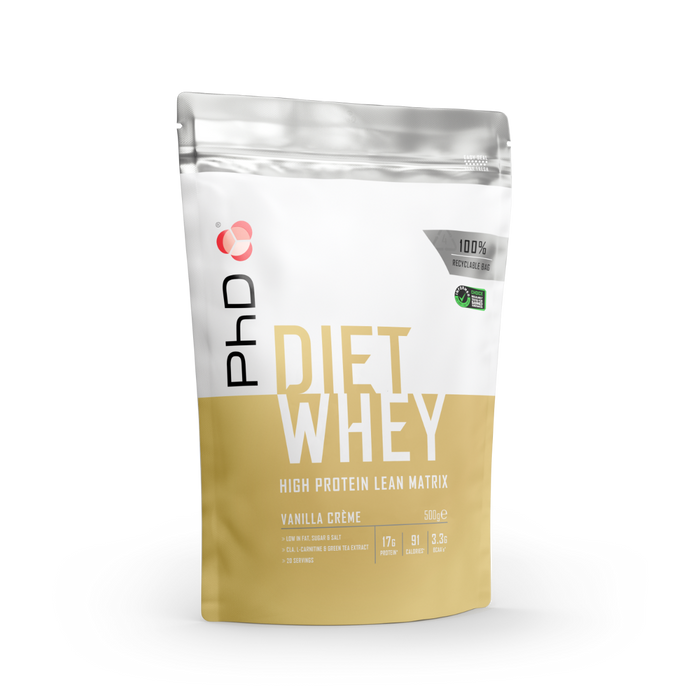 PhD Nutrition Diet Whey 1Kg - Vanilla Creme - Protein at MySupplementShop by PhD