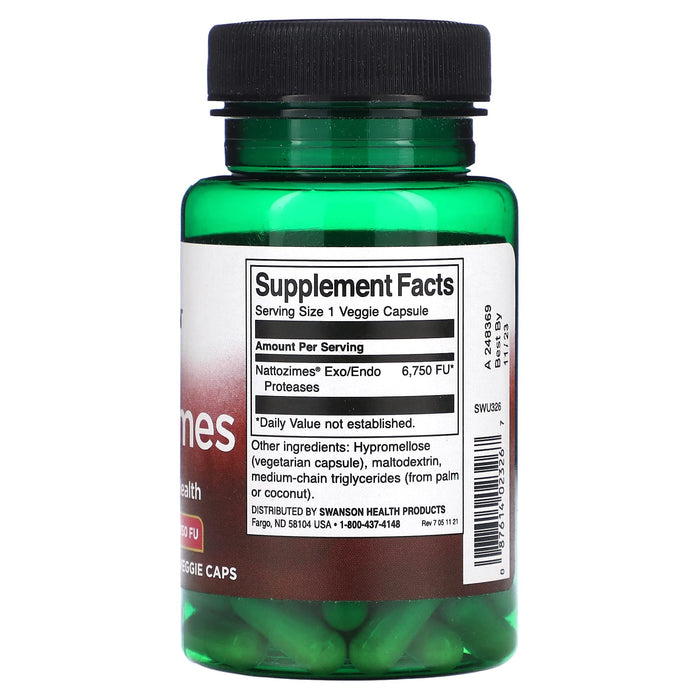 Swanson Nattozimes - 60 vcaps - Sports Supplements at MySupplementShop by Swanson