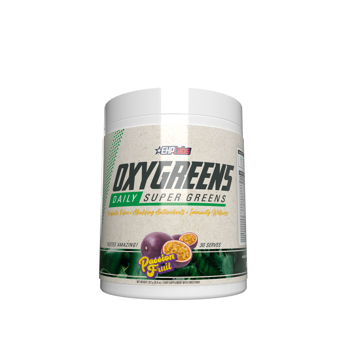 EHP Labs OxyGreens 300g - Passion Fruit - Spirulina at MySupplementShop by EHP Labs