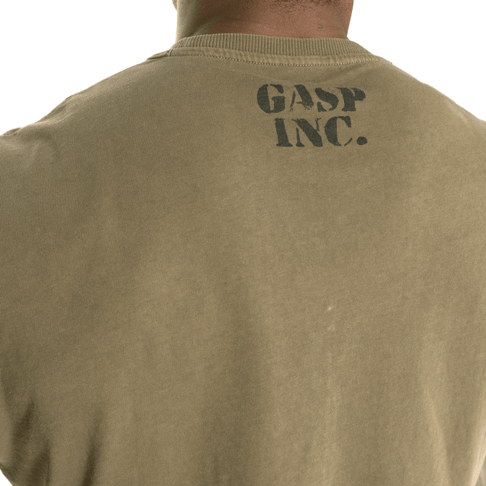 GASP Basic Utility Tee - Wash Green - XL - T-Shirt at MySupplementShop by Gasp