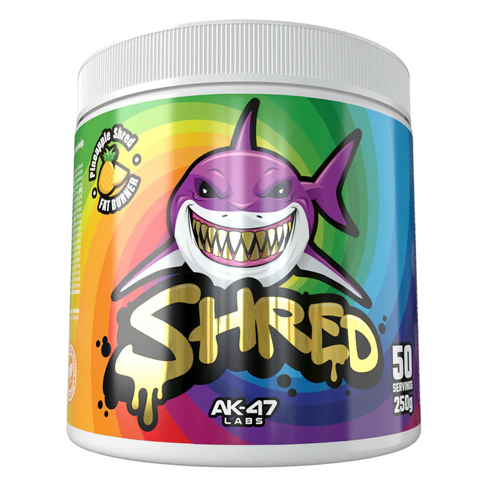 AK-47 Labs Shred Fatburner 250g - Pineapple - Sports Nutrition at MySupplementShop by AK-47 Labs