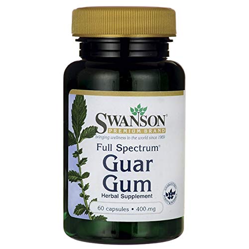 Swanson Full Spectrum Guar Gum, 400mg - 60 caps - Health and Wellbeing at MySupplementShop by Swanson