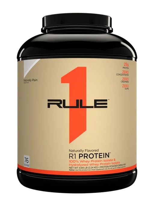 Rule One R1 Protein Naturally Flavored, Naturally Plain - 2240g - Sports Supplements at MySupplementShop by Rule1