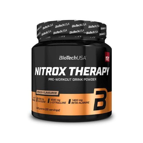 BioTechUSA Nitrox Therapy, Peach - 340g - Sports Nutrition at MySupplementShop by BioTechUSA