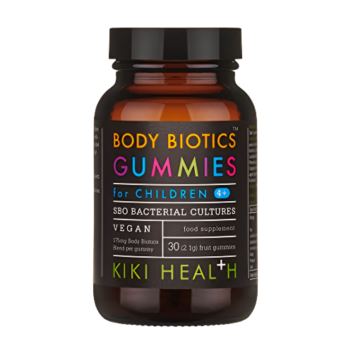 KIKI Health Body Biotics Gummies for Children 4+ | 30 Gummies | SBO Probiotics | Made with Real Fruit | No Added Sugars or Sweeteners