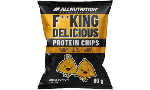 Allnutrition Fitking Delicious Protein Chips, Cheese and Onion - 60g - Diet & Nutrition at MySupplementShop by Allnutrition