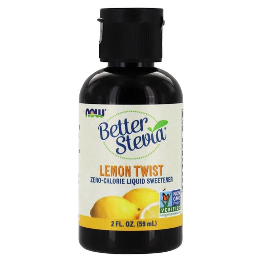 NOW Foods Better Stevia Liquid, Lemon Twist - 59 ml. - Health Foods at MySupplementShop by NOW Foods