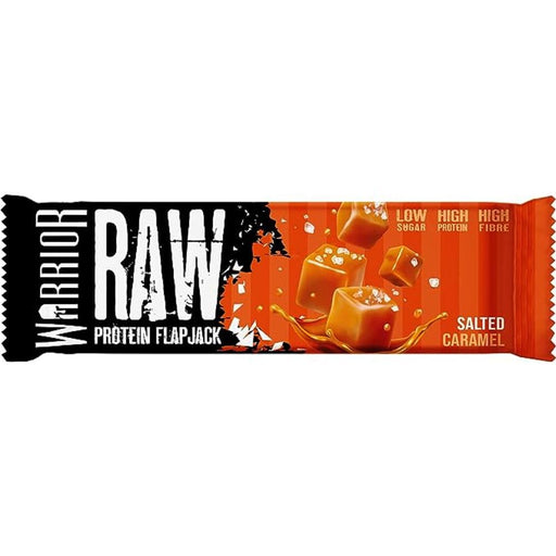 Warrior Raw Protein Flapjack 12x75g Salted Caramel - Health Foods at MySupplementShop by Warrior Raw