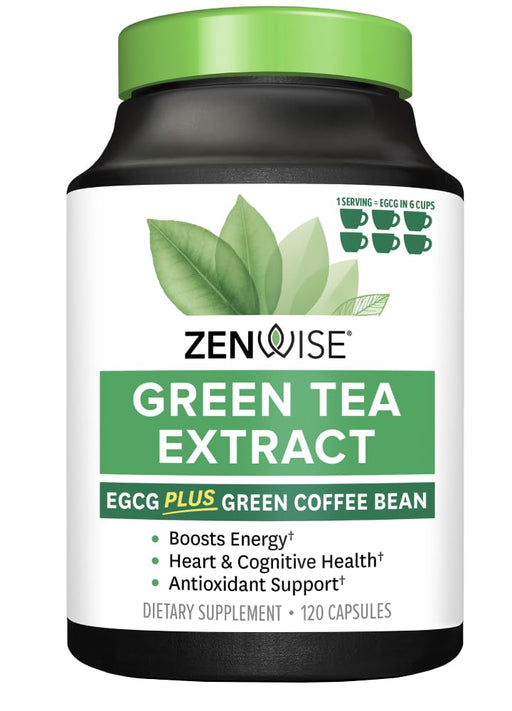 Zenwisegreen Tea Extract 120 caps - Green Tea at MySupplementShop by Zenwise