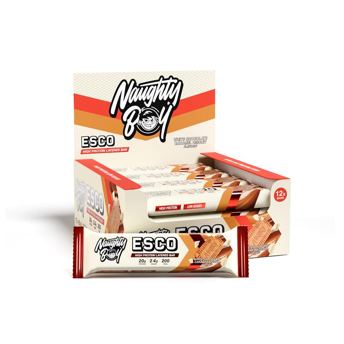 Naughty Boy ESCO Bar 12 x 65g - Protein Bars at MySupplementShop by Naughty Boy