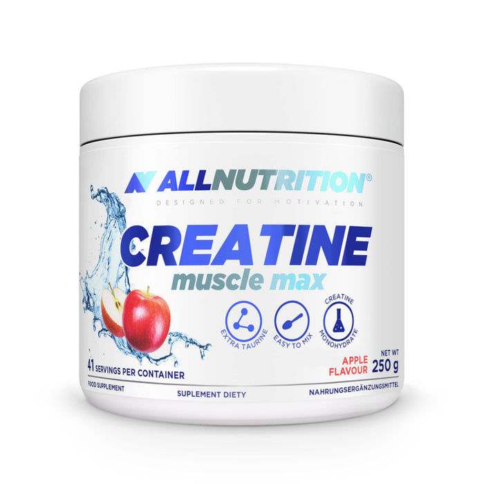 Creatine Muscle Max, Apple - 250g - Creatine Supplements at MySupplementShop by Allnutrition