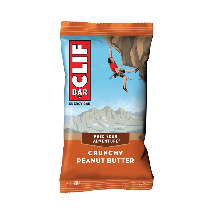 CLIF Bar 12x68g Crunchy Peanut Butter - Endurance & Energy at MySupplementShop by Clif Bar