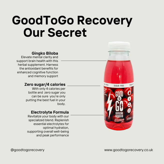 GoodToGo Hydration 12x330ml - Recovery & Hydration Drinks at MySupplementShop by GoodToGo