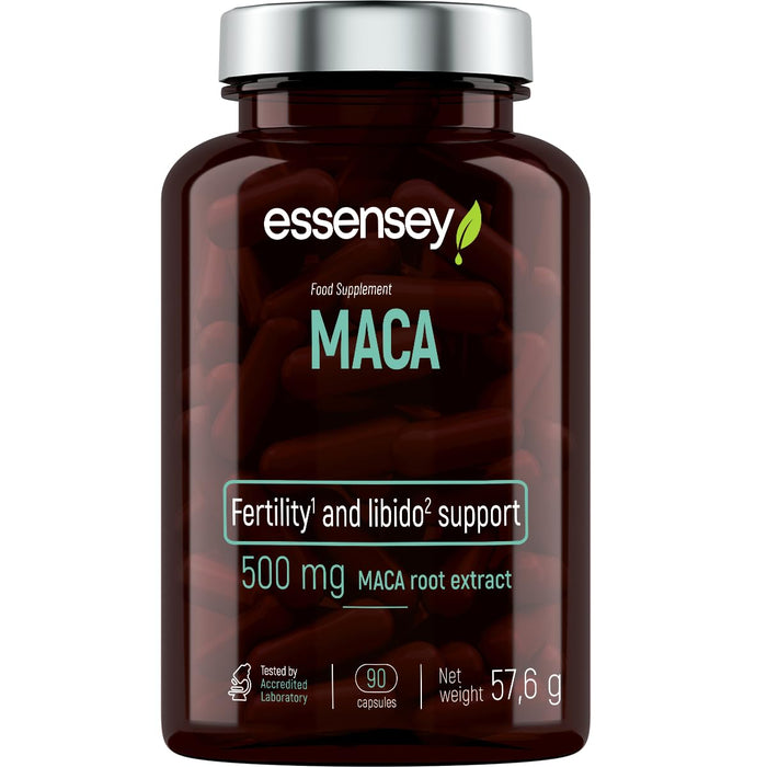 Maca, 500mg - 90 caps - Health and Wellbeing at MySupplementShop by Essensey