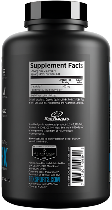 EFX Sports Kre-Alkalyn 240 Kapseln