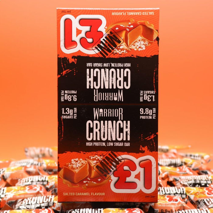 Warrior Crunch Bar 24 x 32g - Protein Bars at MySupplementShop by Warrior