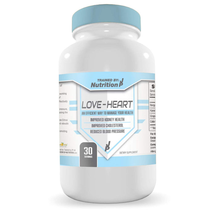 Trained by JP Love Heart - 60 caps - Diet & Nutrition at MySupplementShop by Trained by JP