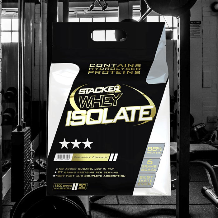 Stacker2 Europe Whey Isolate 1500g - Whey Proteins at MySupplementShop by Stacker2 Europe