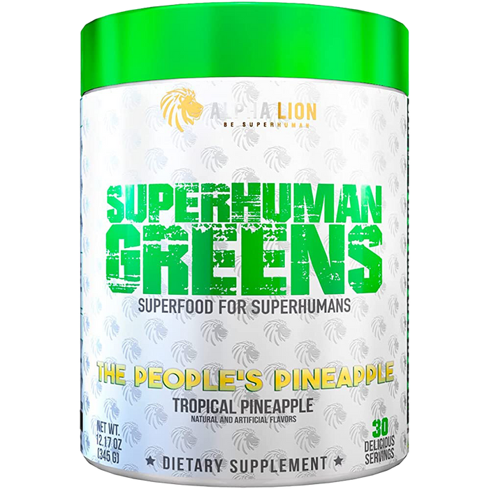 Alpha Lion SuperHuman Greens 345g The People Pineapple