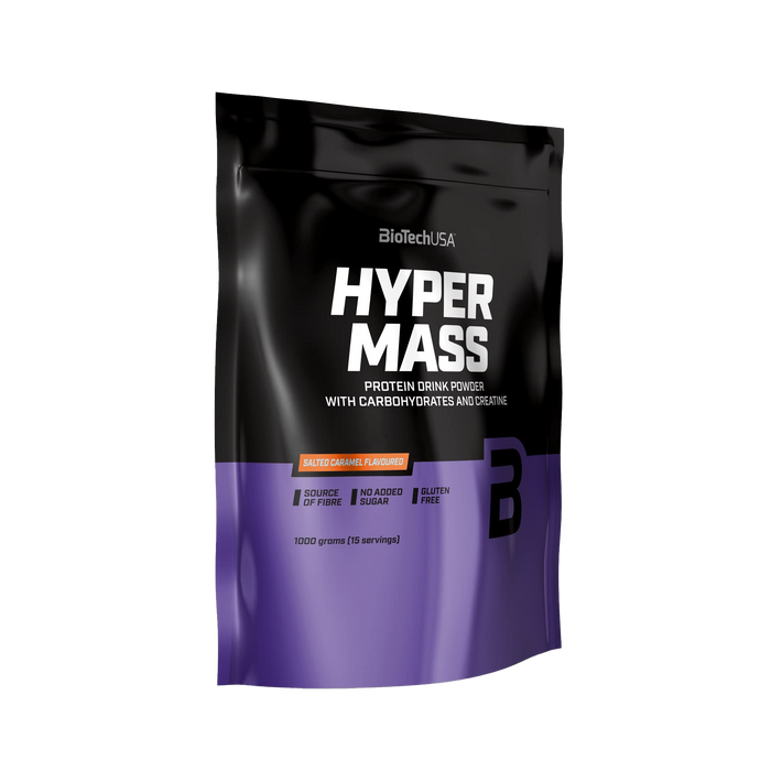 BioTechUSA Hyper Mass, gesalzenes Karamell – 1000 Gramm