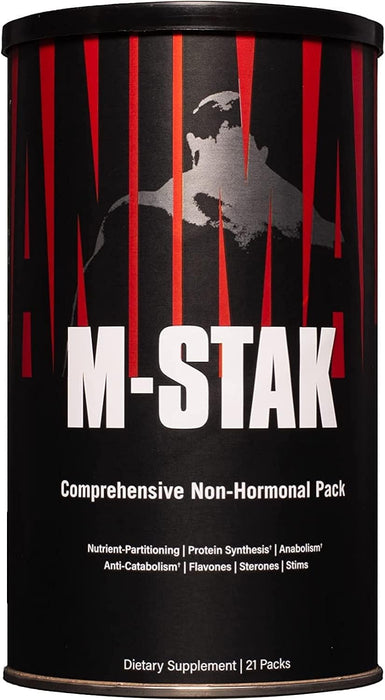 Animal M-Stak 21 count | Non-Hormonal Hard Gainers Muscle Building Stack with Energy Complex - Sports Nutrition at MySupplementShop by Animal