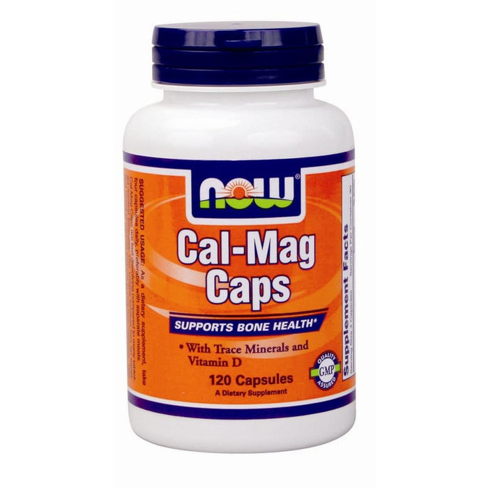 NOW Foods Cal-Mag Caps - 120 caps - Vitamins & Minerals at MySupplementShop by NOW Foods