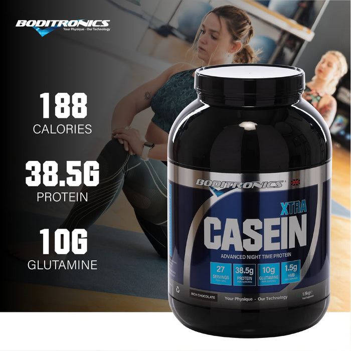 Boditronics Casein Xtra 1.5kg - Casein Proteins at MySupplementShop by Boditronics