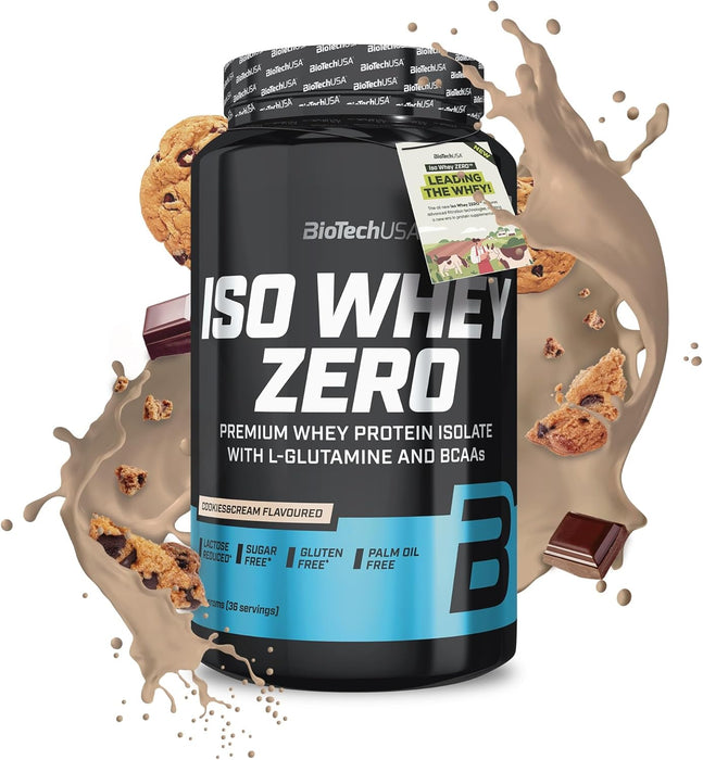 BioTechUSA Iso Whey Zero, Weiße Schokolade – 908 Gramm