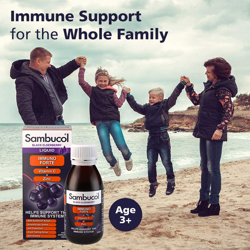 Sambucol Immune Elderberry Extract Liquid - 120ml - Immune Support at MySupplementShop by Sambucol