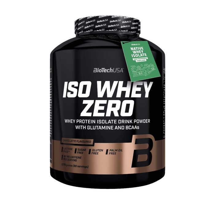 BioTechUSA Iso Whey Zero, Caffe Latte – 2270 Gramm