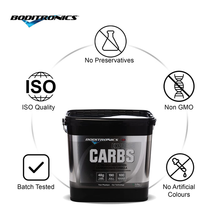 Express Carbs 5kg - Sports Nutrition at MySupplementShop by Boditronics