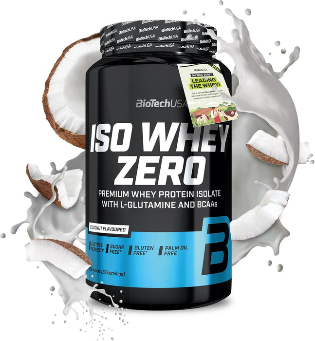 BioTechUSA Iso Whey Zero, Weiße Schokolade – 908 Gramm