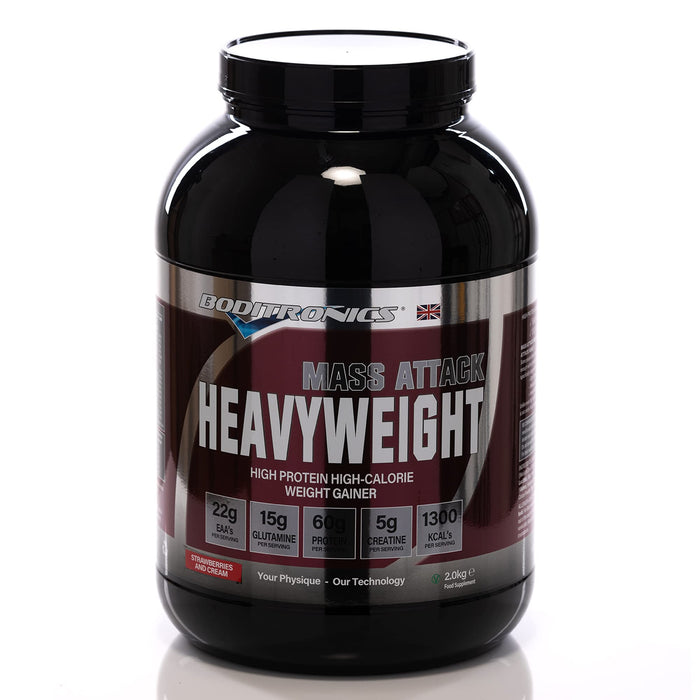 Boditronics Mass Attack Heavyweight 2kg - Protein Blends at MySupplementShop by Boditronics