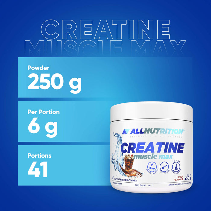 Creatine Muscle Max, Cola - 250g - Creatine Supplements at MySupplementShop by Allnutrition