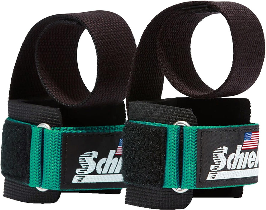 Schiek 1000PLS - Power Lifting Straps - Green - Lifting Straps at MySupplementShop by Schiek Sports