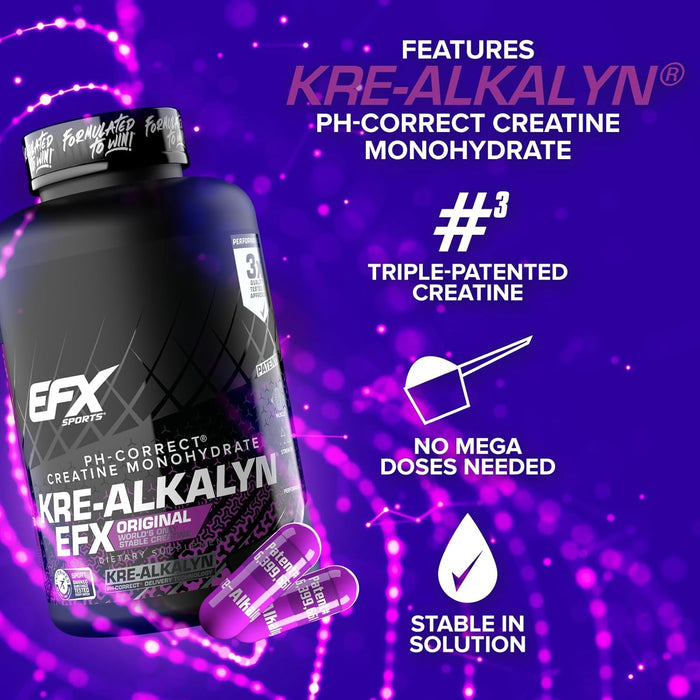 EFX Sports Kre-Alkalyn 240 Capsules