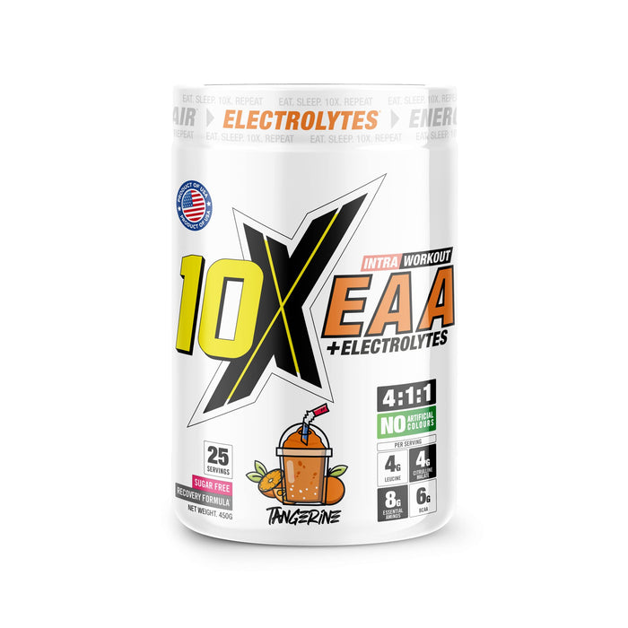 10X Athletic EAA 450g - Tangerine - EAA Supplement at MySupplementShop by 10X Athletic