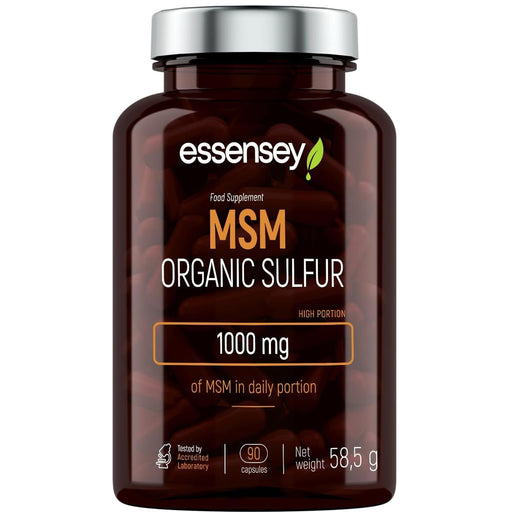 Essensey MSM Organic Sulfur, 1000mg - 90 caps - MSM at MySupplementShop by ESSENSEY