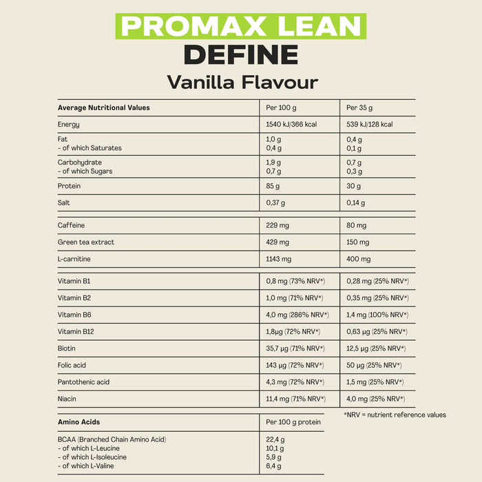 Maxi Nutrition Promax Lean Powder 980g Vanilla - Whey Proteins at MySupplementShop by Maxi Nutrition