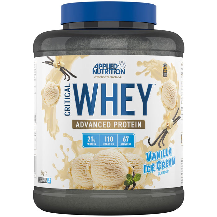 Applied Nutrition Critical Whey 2000g - Vanilla Ice Cream - Whey Proteins at MySupplementShop by Applied Nutrition