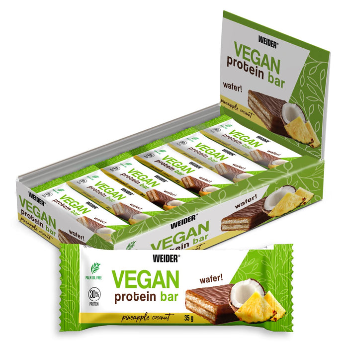 Weider Vegan Protein Bar 12 x 35g - Protein Bars at MySupplementShop by Weider