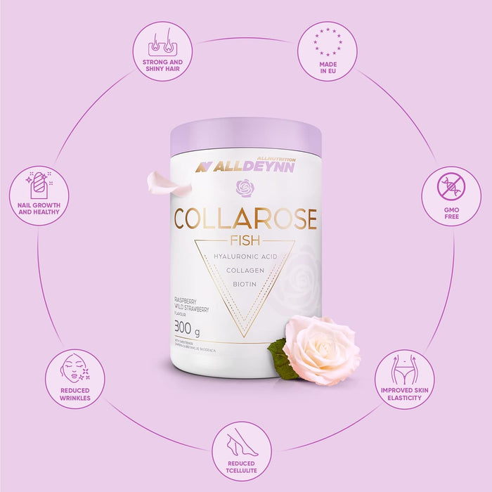 Allnutrition AllDeynn Collarose Fish – VERISOL® Collagen for Radiant Skin & Hair 300g