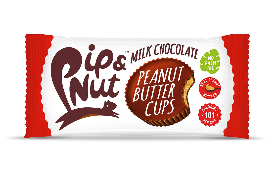 Pip & Nut Chocolate Nut Butter Cups 12x34g - Milk Chocolate Peanut -  at MySupplementShop by MySupplementShop