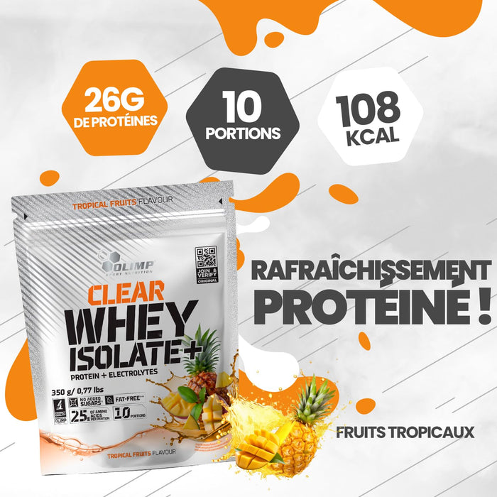 Clear Whey Isolate+, Tropical Fruits - 350g - Protein at MySupplementShop by Olimp Nutrition