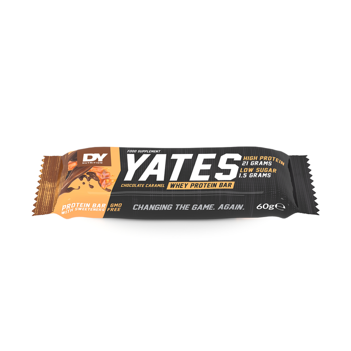 Yates Bar - High-Protein, Low-Sugar, Muscle-Repair Formula 12 x 60g - Protein Bars at MySupplementShop by Dorian Yates