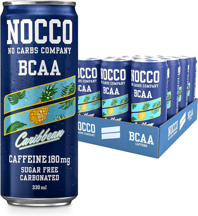 NOCCO BCAA 12x330ml - Caribbean - BCAA's at MySupplementShop by Nocco