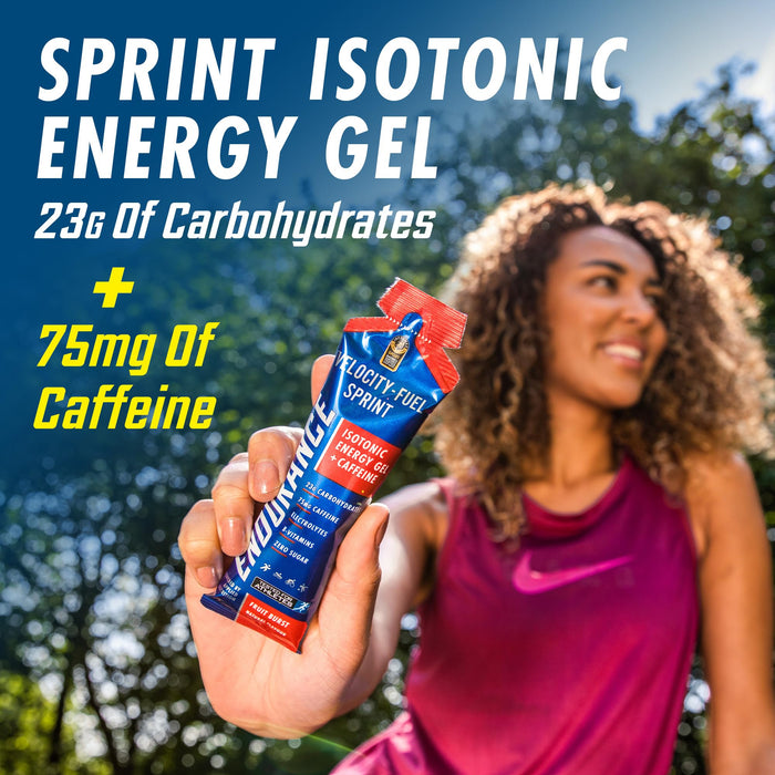 Applied Nutrition Endurance Sprint Isotonic Energy Gel + Caffeine, Tropical - 20 x 60g - Nutritional Supplement at MySupplementShop by Applied Nutrition