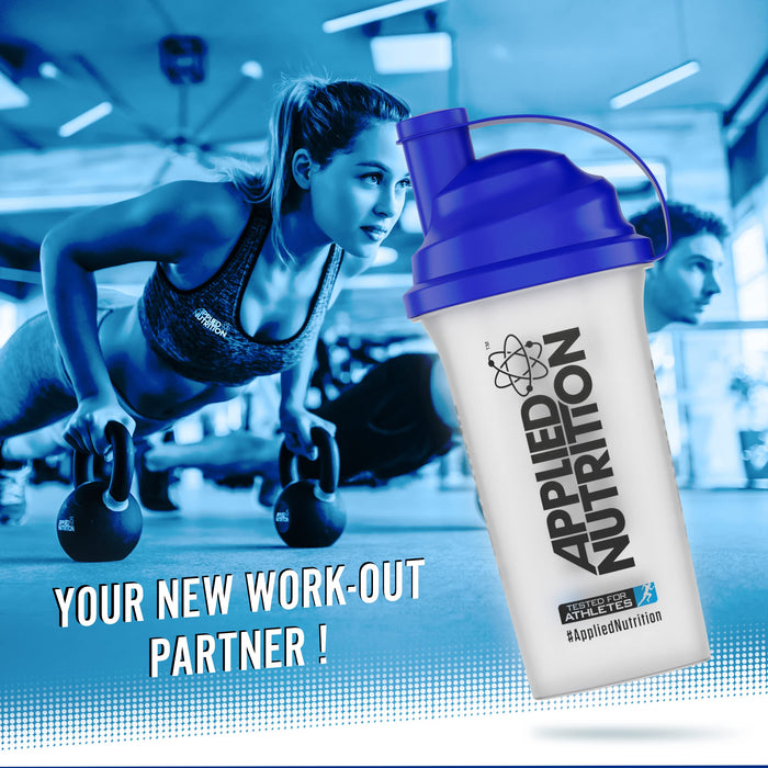 Applied Nutrition Shaker, Clear & Blue - 700ml - Accessories at MySupplementShop by Applied Nutrition